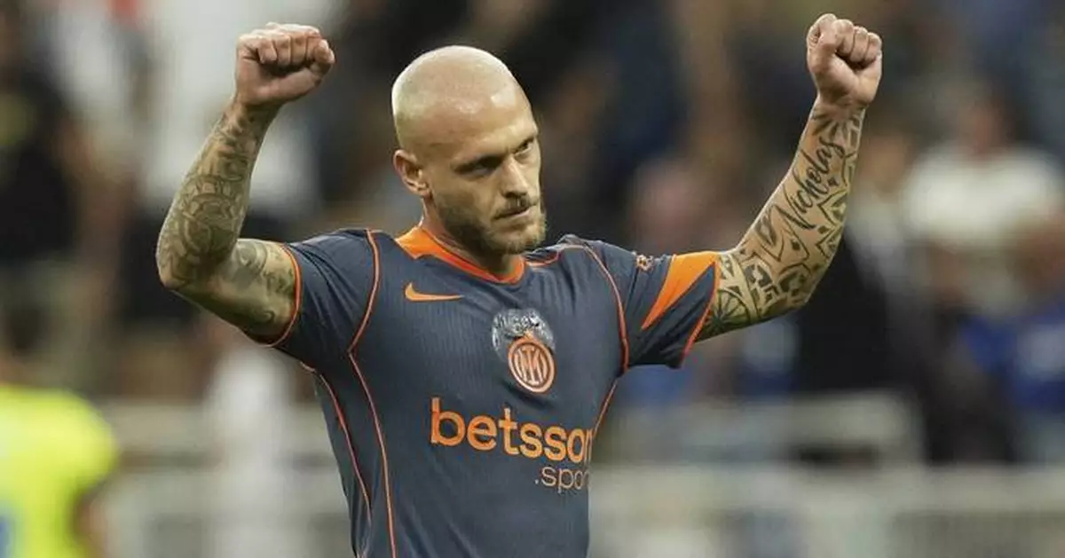 Inter bounces back from consecutive losses in Serie A with 2-1 win over Sassuolo