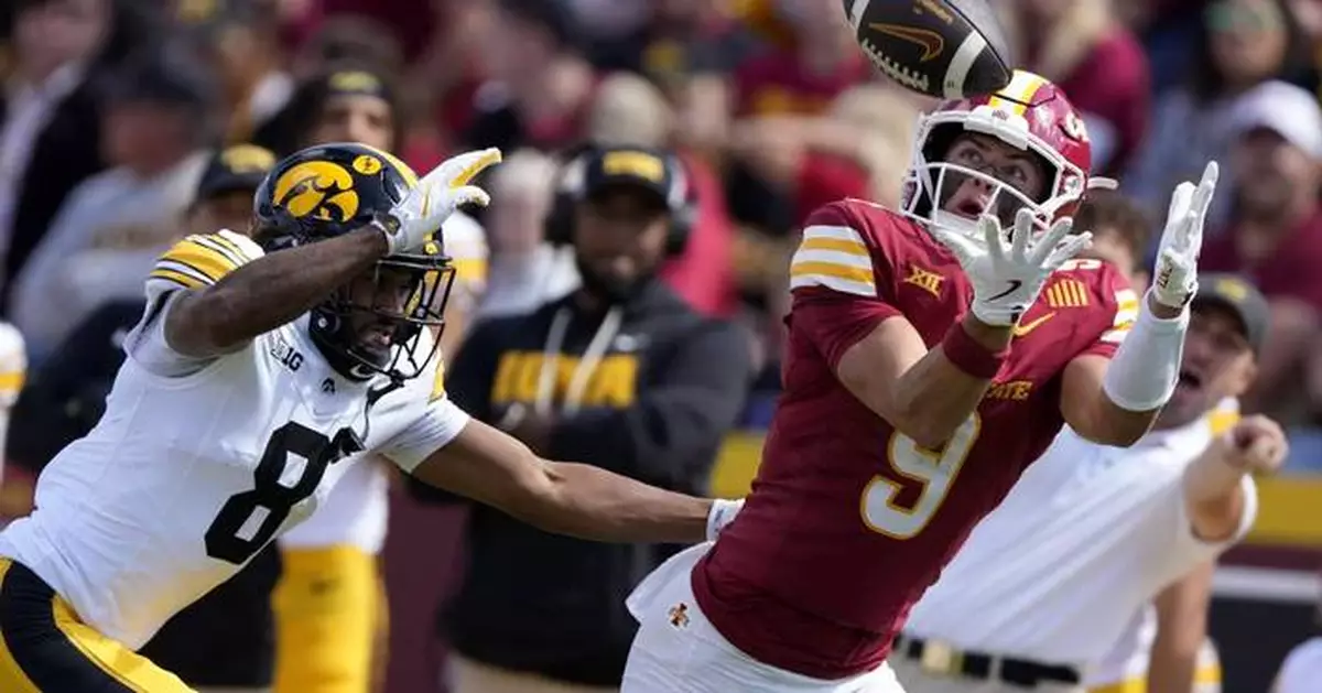 Kyle Konrardy's late 54-yard field goal gives No. 16 Iowa State 16-13 win over Hawkeyes
