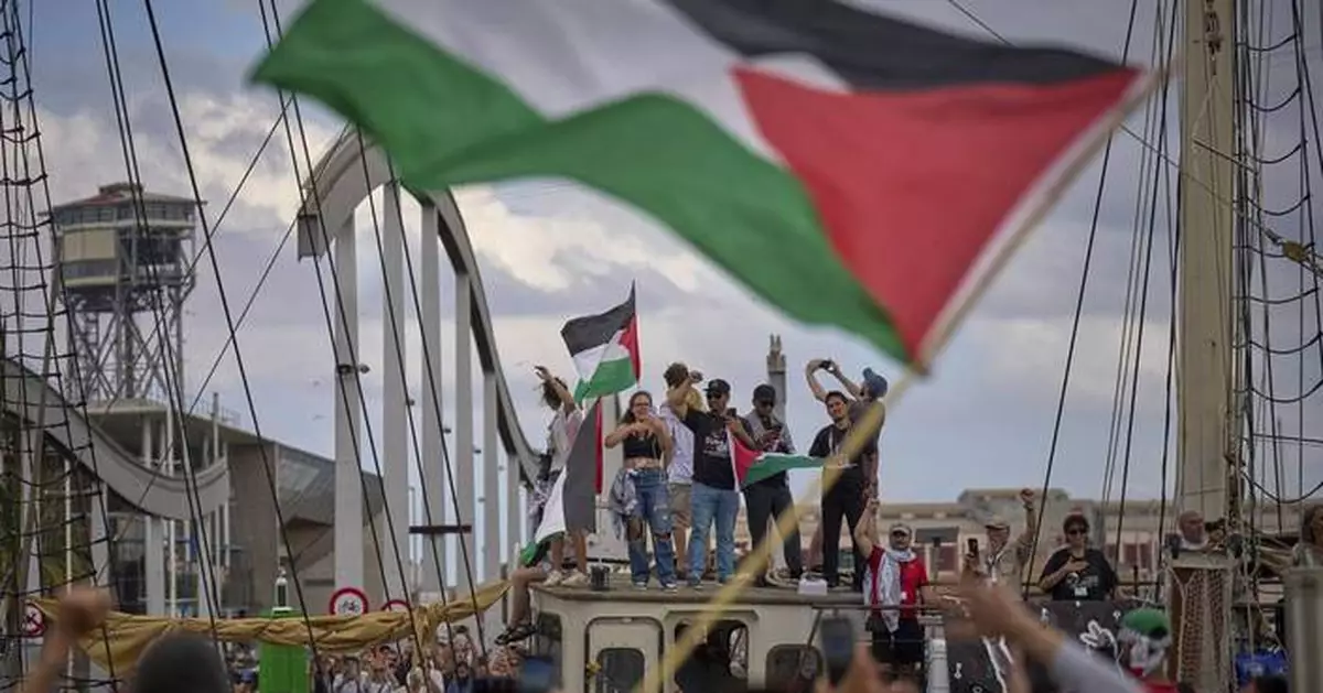 Flotilla headed to Gaza leaves Barcelona for a second time after storm delay