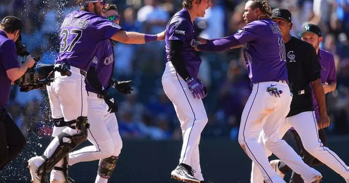 Mickey Moniak hits walk-off RBI triple to lift the lowly Rockies past the Cubs, 6-4