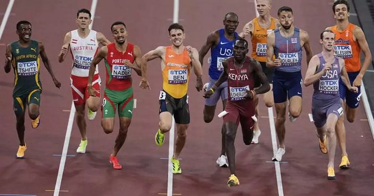 Olympic champ Hocker DQ'd from 1,500 at worlds after squeeze through the pack is ruled 'jostling'