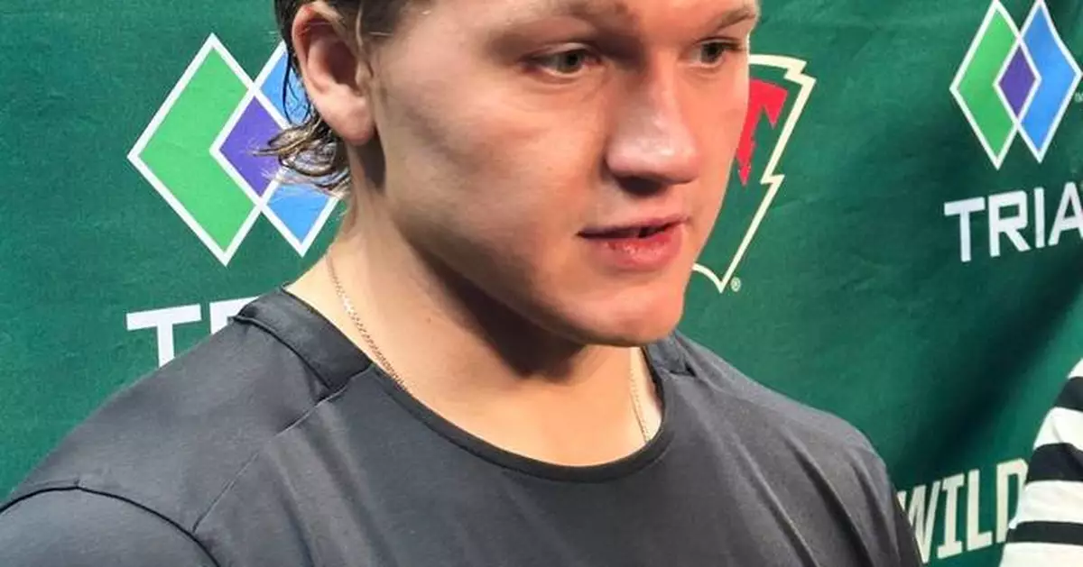 Kaprizov renews fondness for 'second home' Minnesota despite starting Wild camp without new contract