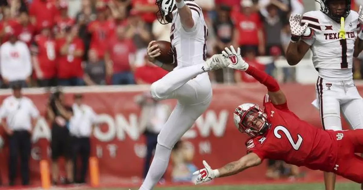 Backup QB Will Hammond sparks No. 17 Texas Tech to a 34-10 win over No. 16 Utah