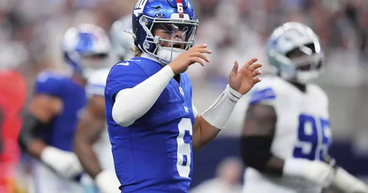 Giants turn to Jaxson Dart as starter, becoming latest team unwilling to wait to see rookie QB