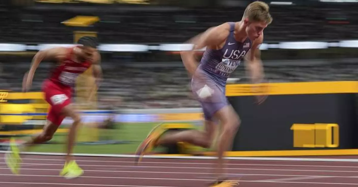 Teen track star Cooper Lutkenhaus falls short at world champs, keeps head high after breakout year