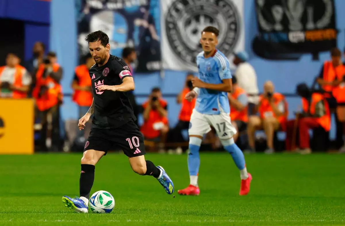 Lionel Messi scores 2 goals and Inter Miami clinches playoff spot with 4-0  win over New York City FC