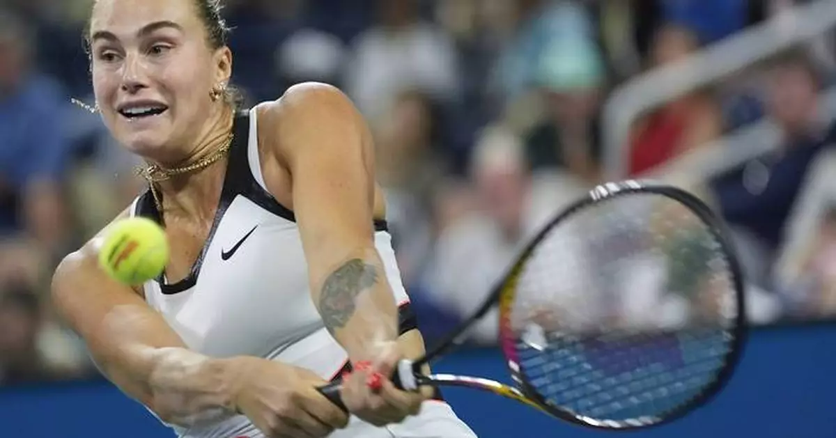 Defending champion Aryna Sabalenka will face Amanda Anisimova in the U.S. Open women's final