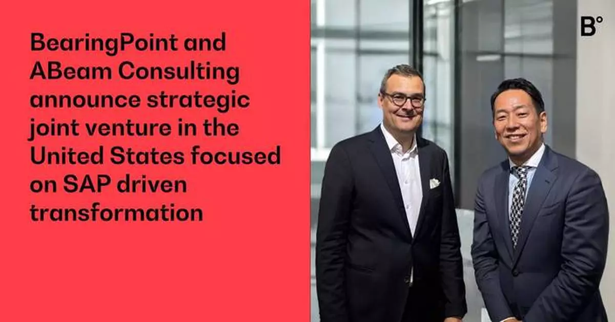 BearingPoint and ABeam Consulting announce strategic joint venture in the United States to deliver seamless global business transformation