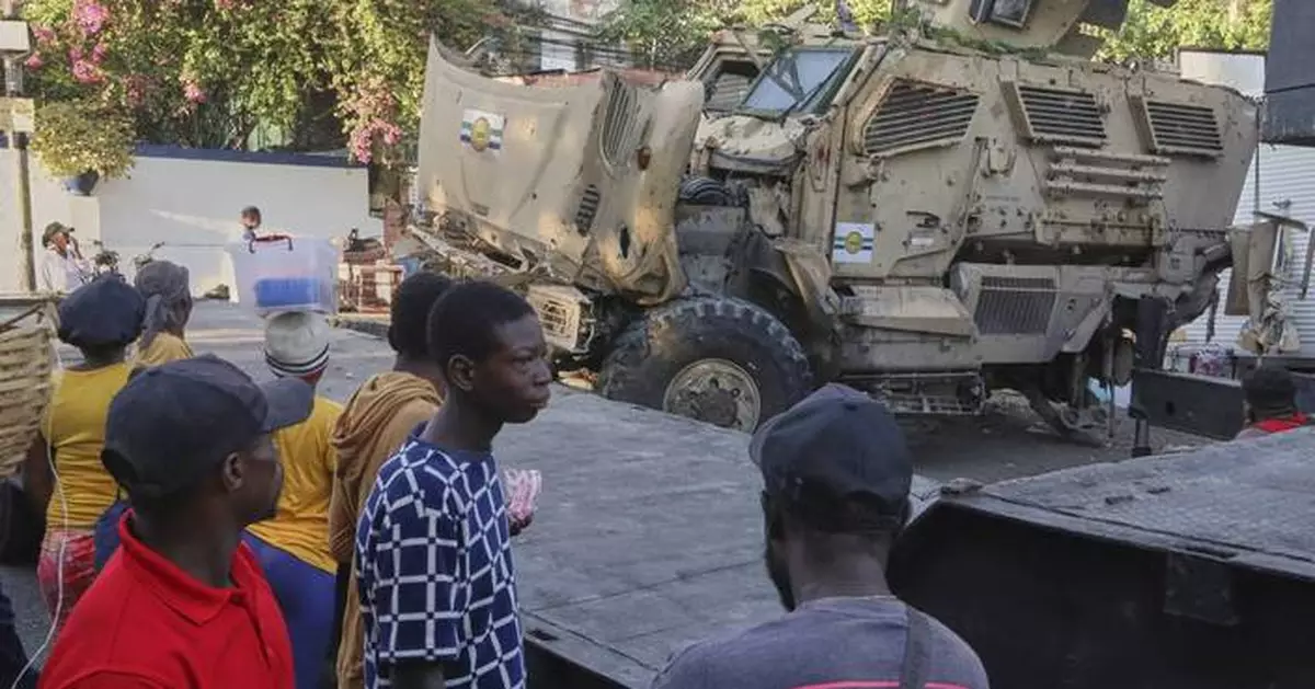 Armored vehicle accident in Haiti kills 2 and injures 8 Kenyan police officers