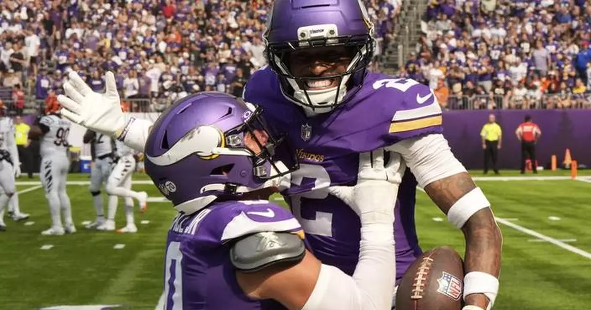 Vikings sail past bumbling Bengals 48-10 in Wentz's debut behind pair of TDs on D by Isaiah Rodgers