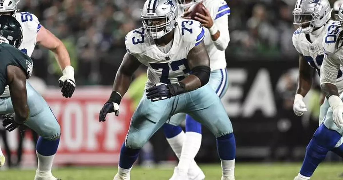 Cowboys sign guard Tyler Smith to $96 million, 4-year extension, AP sources say