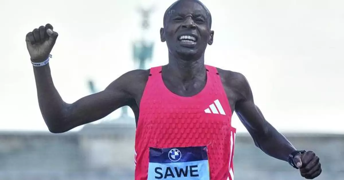 Sabastian Sawe wins Berlin Marathon but his record attempt is foiled by unseasonable heat