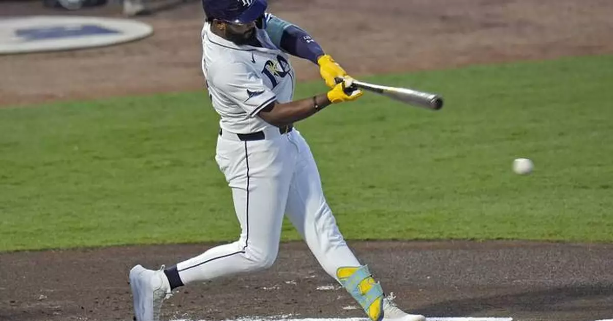 Junior Caminero's 40th homer and 100th RBI help Rays beat Mariners 6-5