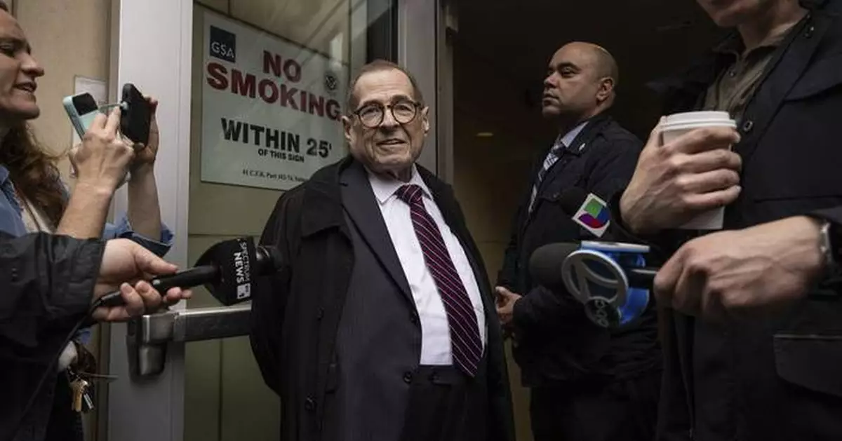 New York Democratic Rep. Jerry Nadler says he won't run for reelection in 2026