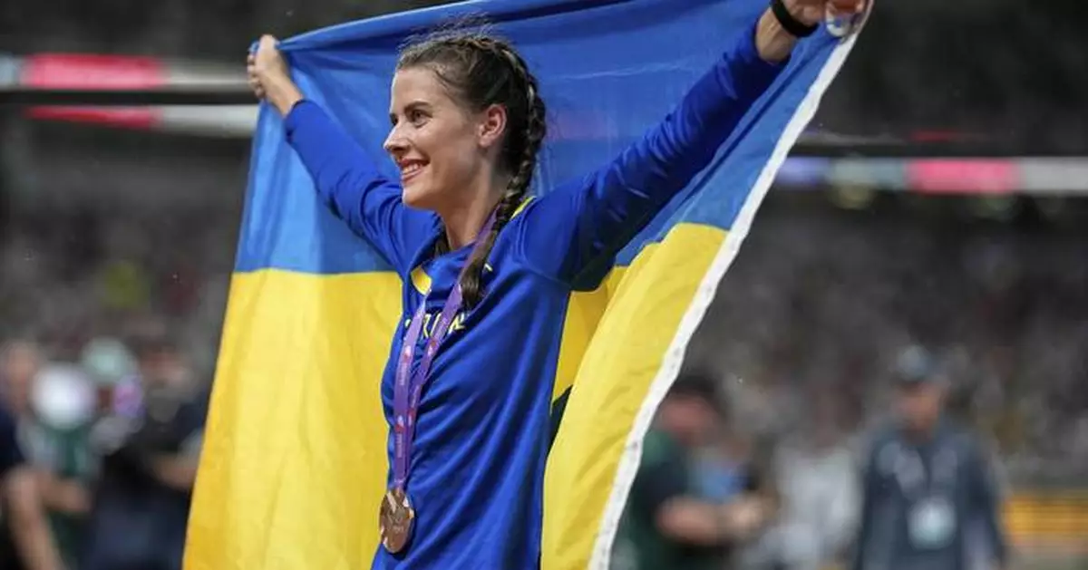 High jumper Yaroslava Mahuchikh of Ukraine calls herself an 'ambassador' for her country