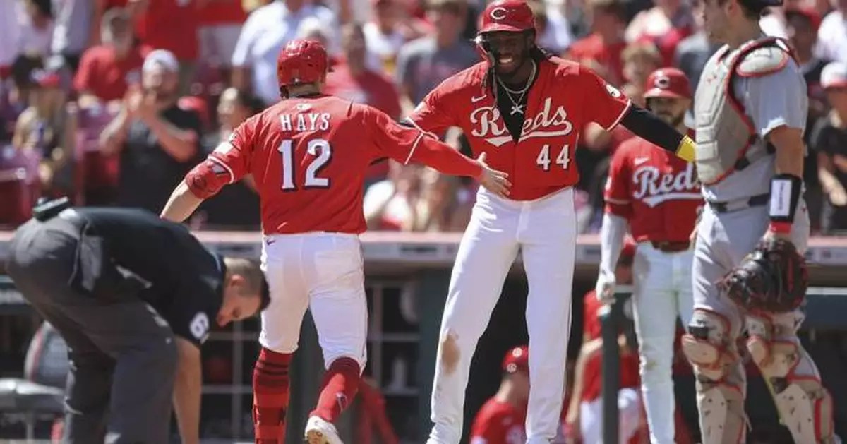 Hays hits tiebreaking homer and Reds deck Cards to stop 5-game slide
