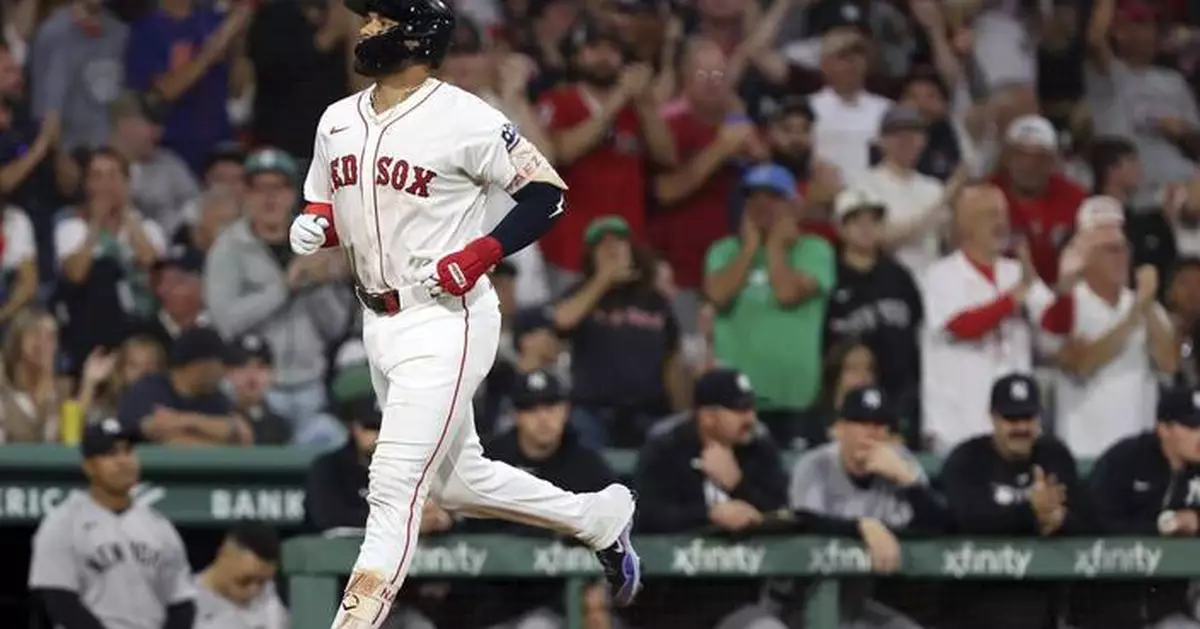 Carlos Narváez’s solo HR caps 6-run 1st, Garrett Crochet fans 12 and Red Sox hold off Yanks 6-4