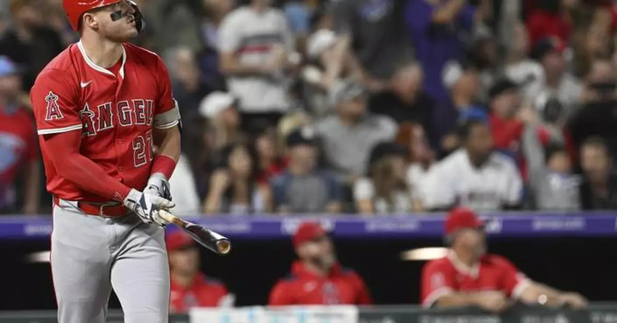Mike Trout hits his 400th career home run in Angels victory over Rockies