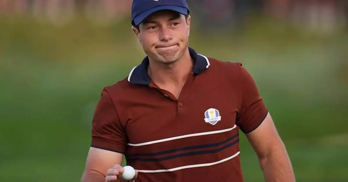 Viktor Hovland out of Ryder Cup singles with injury. Harris English has to sit