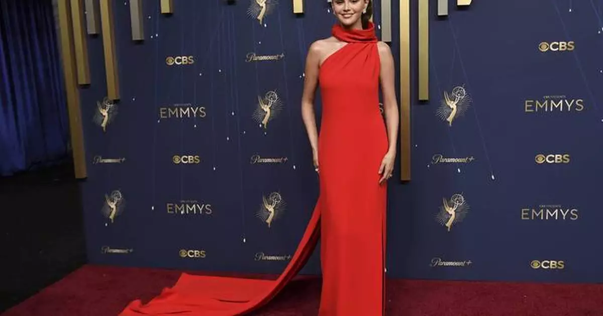 See red carpet photos of stars at the Emmys and standout fashion moments