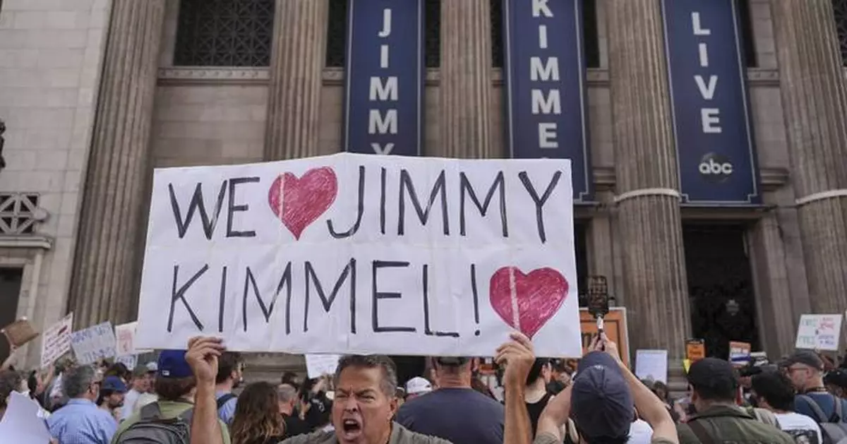 ABC ends Jimmy Kimmel's suspension and his show will return Tuesday