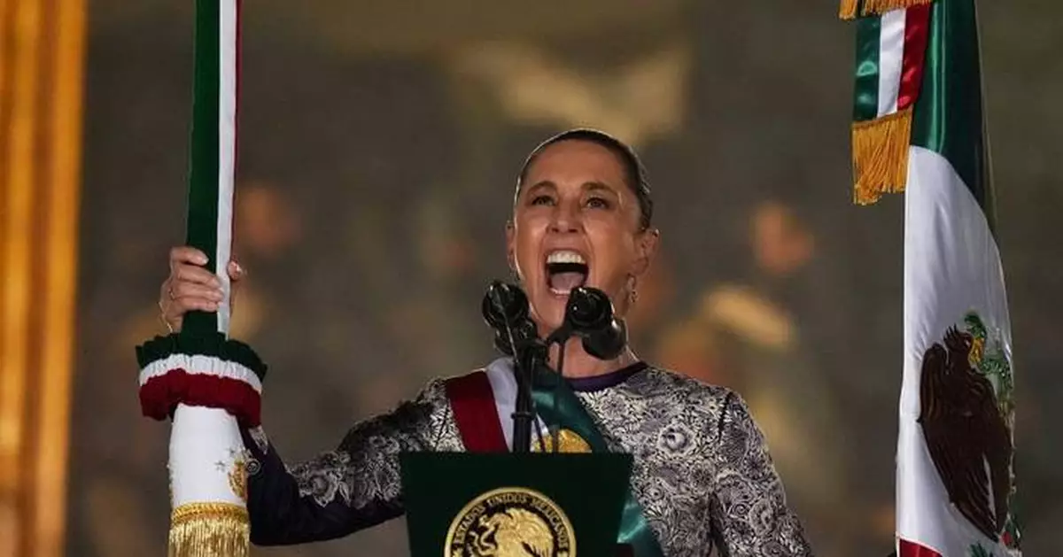 A female president leads Mexican independence celebrations for the first time