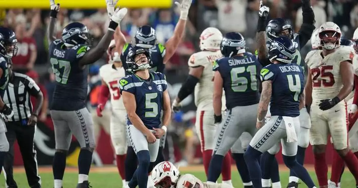 Jason Myers boots 52-yard FG on final play, lifting Seahawks to 23-20 win over Cardinals