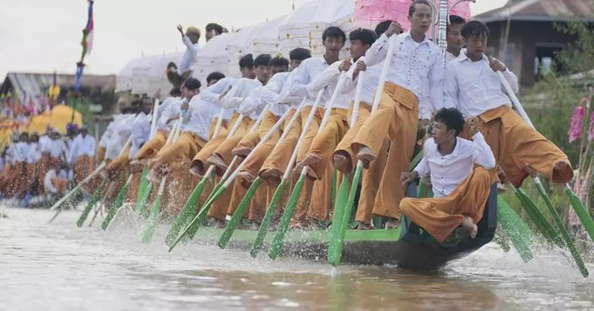 Spectacular lake festival in Myanmar shines despite political upheaval and natural disasters