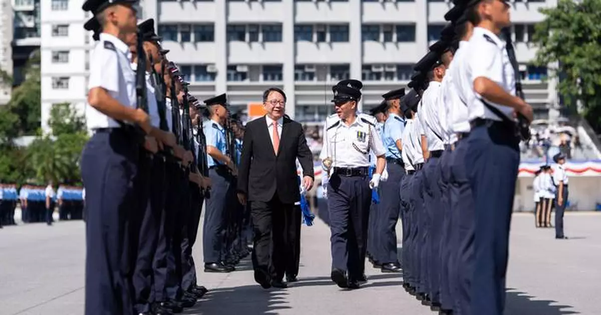 New Police Graduates Urged to Prioritize National Security and Community Service, Says Chief Secretary Chan Kwok-ki.