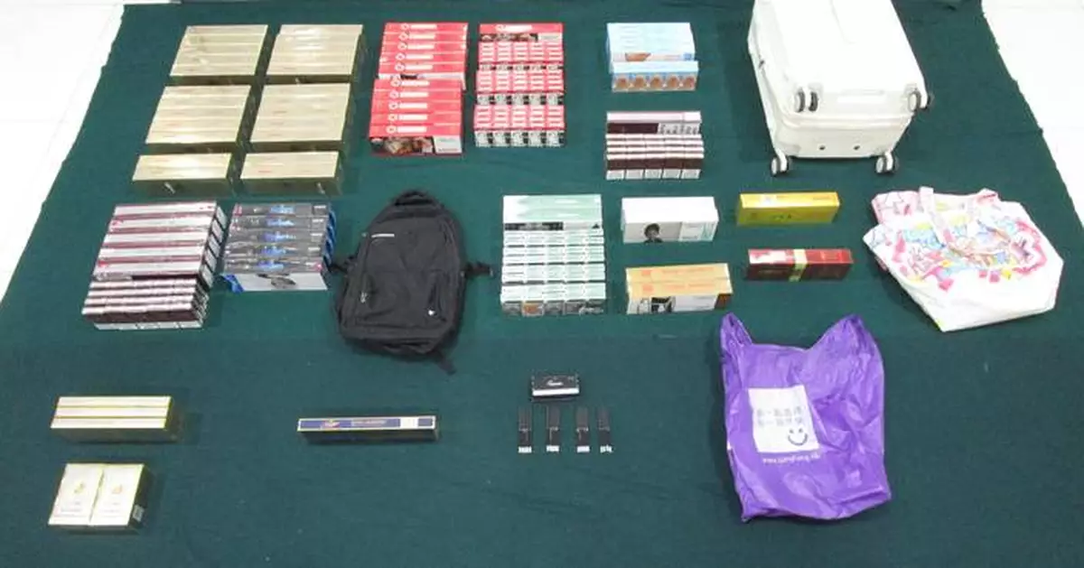 Woman sentenced for smuggling over 15,000 duty-not-paid cigarettes into Hong Kong.