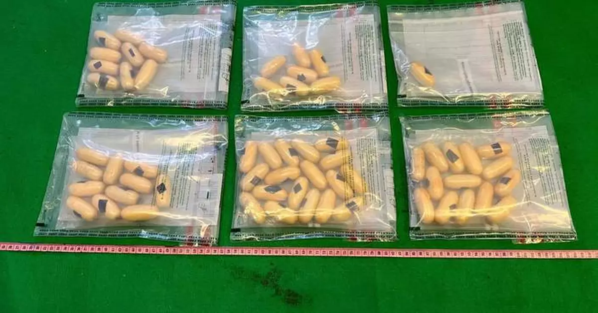 Hong Kong Customs Seizes 1.3kg Cocaine and 12kg Cannabis, Arrests Three Passengers at Airport.