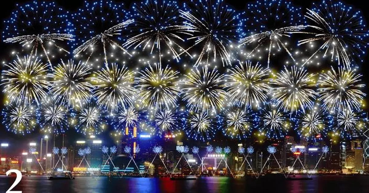 Victoria Harbour Fireworks to Celebrate China's 76th National Day on October 1st at 8 PM.