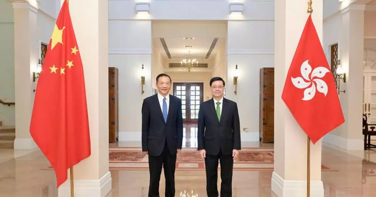 John Lee and CMG's Shen Haixiong Discuss Strengthening Communication Cooperation in Hong Kong