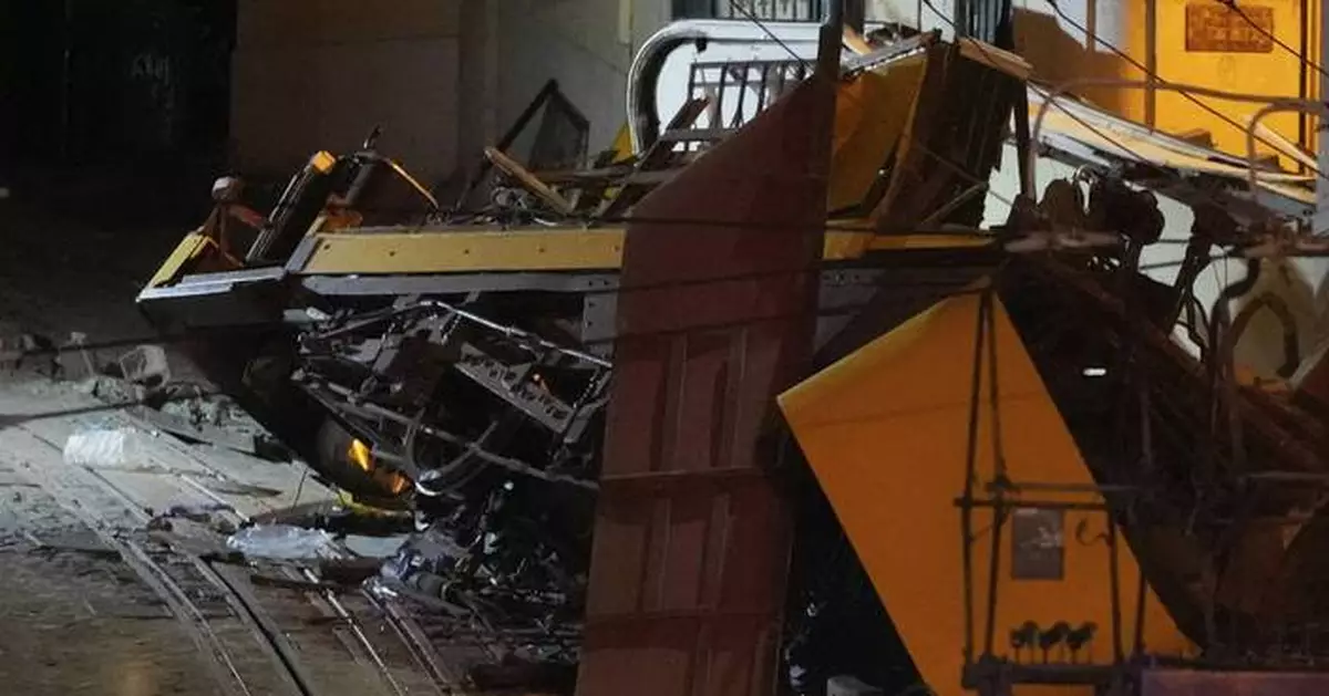 Portuguese investigators search for cause of Lisbon streetcar crash that killed 16