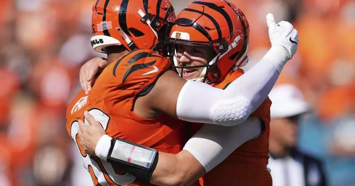 Jake Browning relieves the injured Joe Burrow and scores late TD as Bengals beat Jaguars 31-27