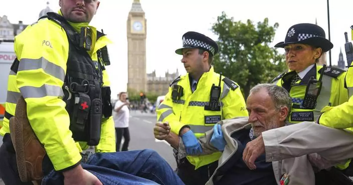 Police arrest more than 400 at London protest supporting banned group Palestine Action