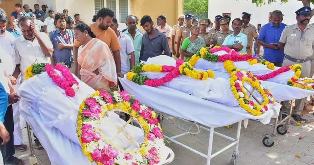 Stampede at a political rally for popular actor Vijay in southern India kills 36, injures 40