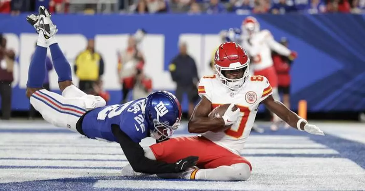 Tyquan Thornton's breakout performance lifts Chiefs to first win of the season
