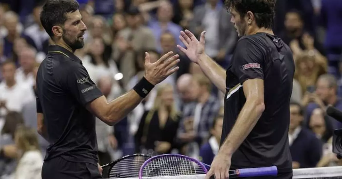 Novak Djokovic does a 'KPop Demon Hunters' dance at the US Open to celebrate his daughter's birthday