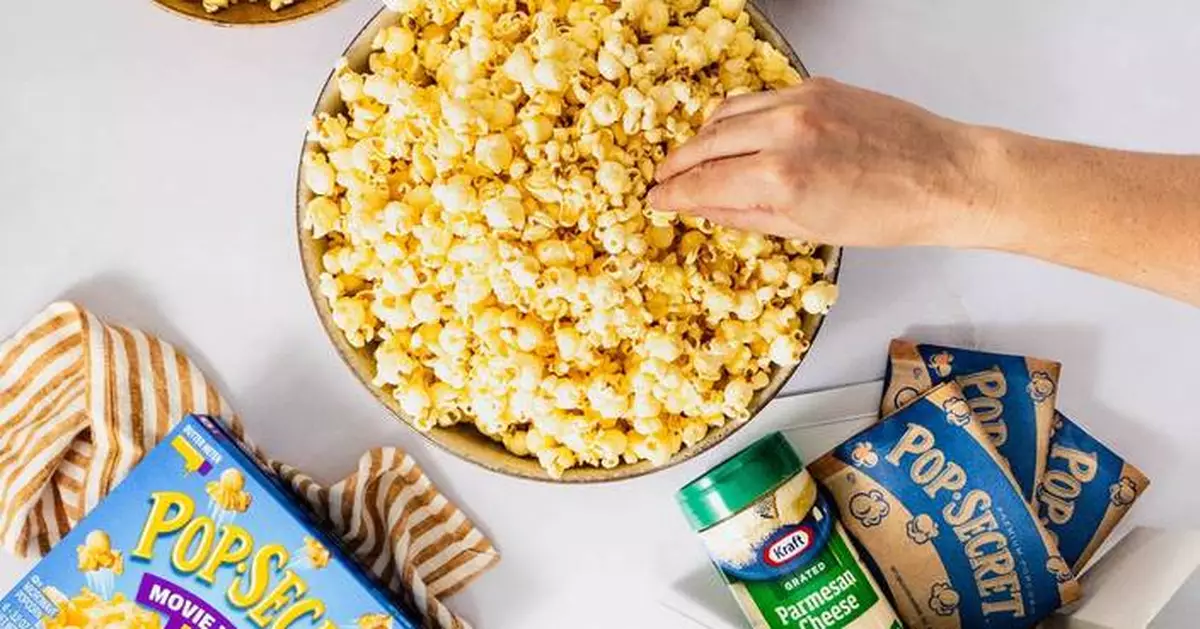 Icons Collide: Kraft Grated Parmesan Cheese and Pop Secret Popcorn Unite for the Ultimate Snacking Mash-Up
