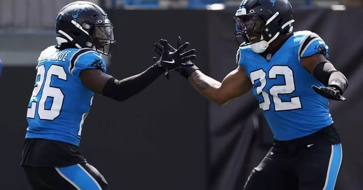 Panthers dominate Falcons 30-0 for first win of the season