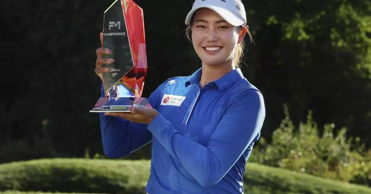 Miranda Wang wins first LPGA title at FM Championship. Lawrence wins in Switzerland