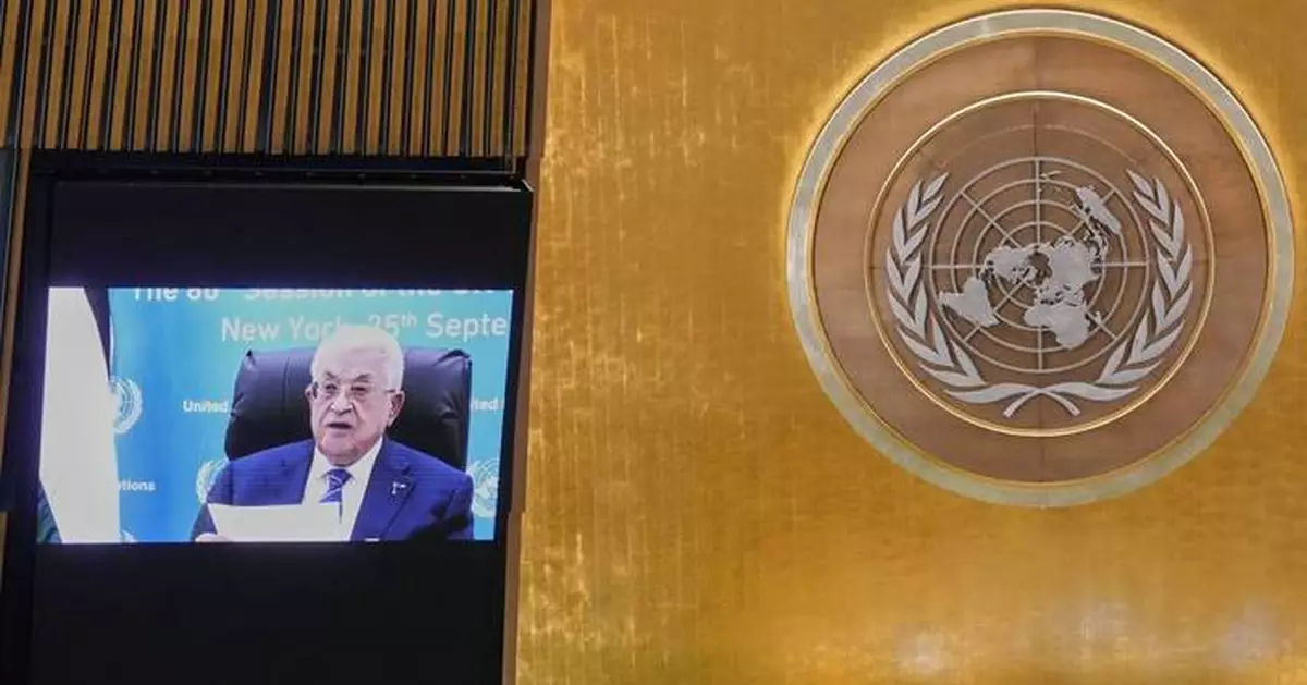 'Palestinians will not leave,' their president tells world leaders at UN in defiant, virtual speech