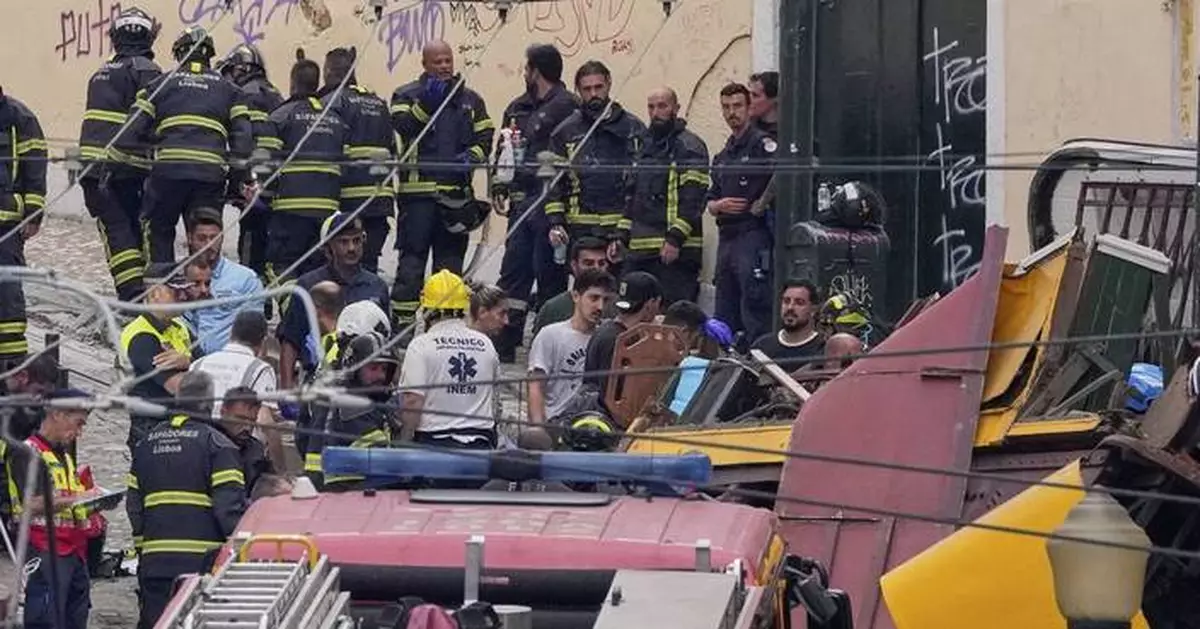 Famed streetcar in Lisbon, Portugal, derails and crashes, killing 15 people