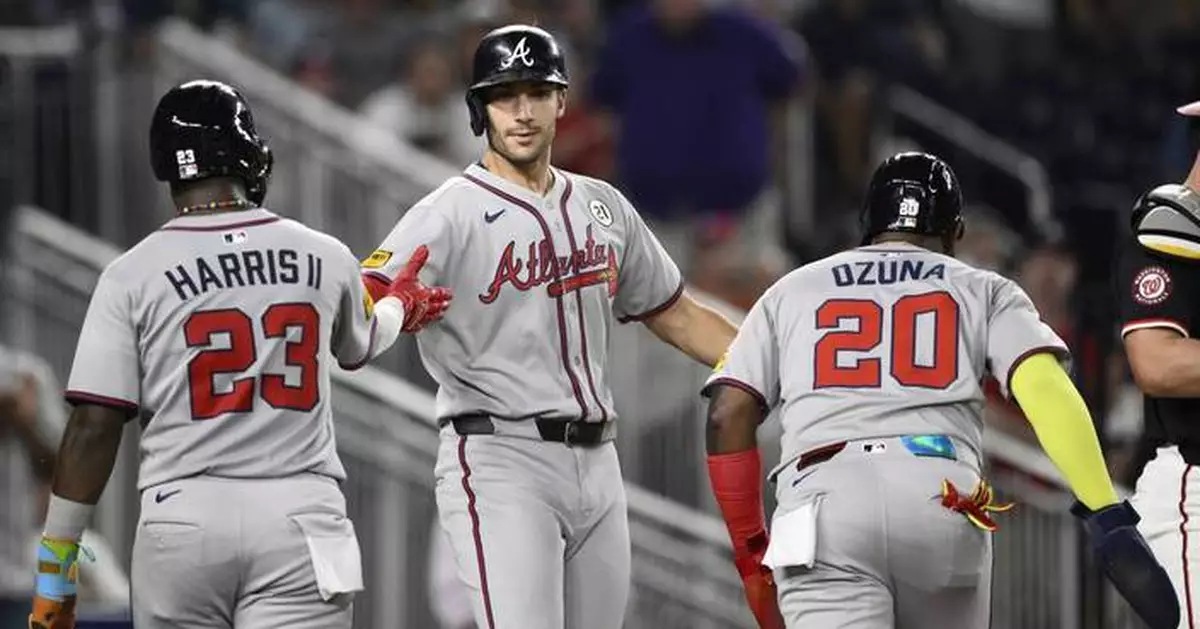 Matt Olson's 3-run homer lifts Braves over Nationals 11-3