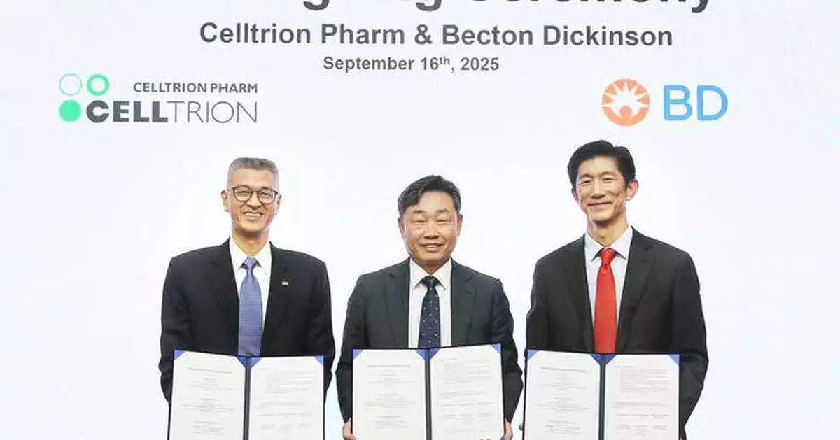 Celltrion Pharm Signs Strategic Trilateral Agreement with Becton Dickinson and BD Korea to Accelerate Global PFS CMO Business