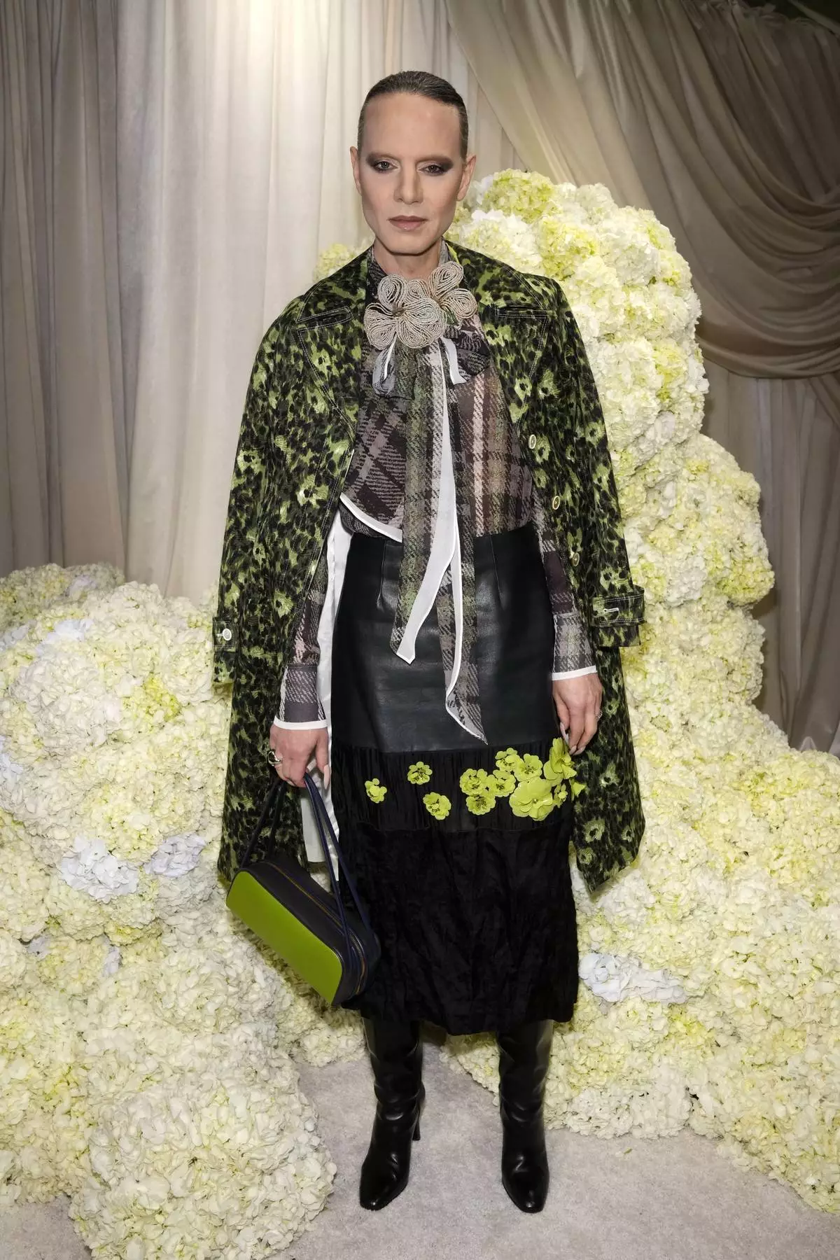 Jordan Roth attends the Christian Siriano Spring/Summer 2026 fashion show as part of New York Fashion Week on Friday, Sept. 12, 2025, in New York. (Photo by Charles Sykes/Invision/AP)