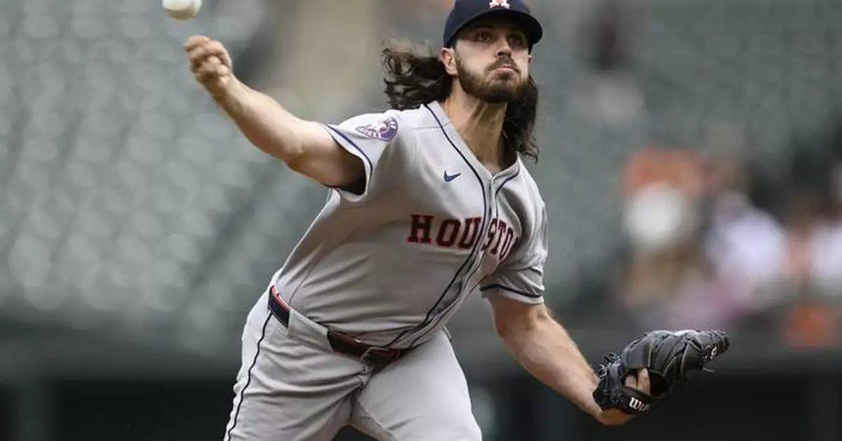 Astros place Arrighetti on the 15-day injured list because of inflammation in his right elbow