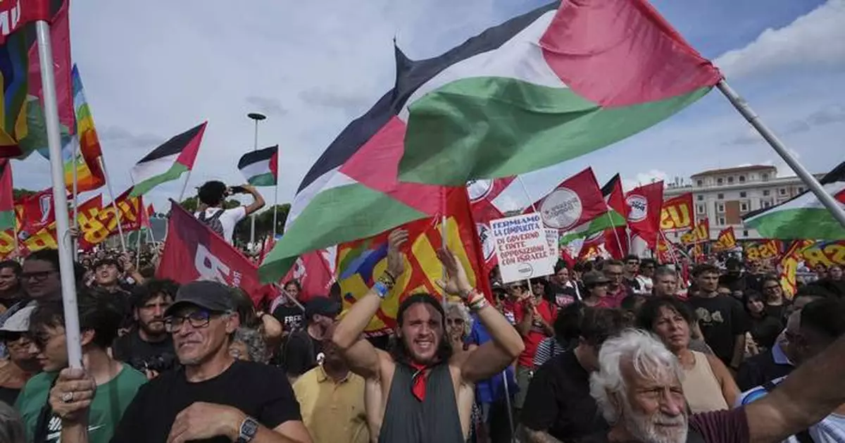 Italian workers' strike in solidarity with Gaza brings disruptions across the country