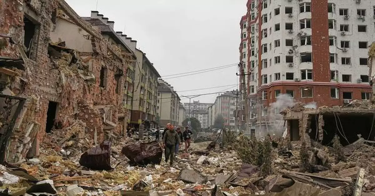 Russian drone and missile attack on Ukraine kills at least 4 people and wounds 70